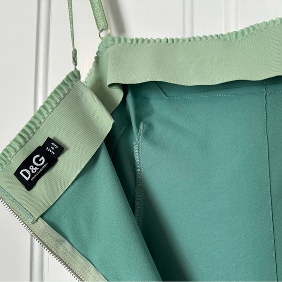 D&G by Dolce and Gabbana Midi Dress -- Seafoam Green - Picture 6 of 12